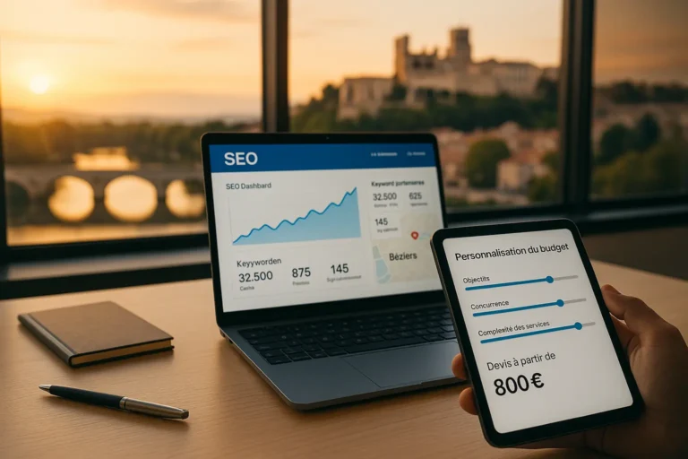 Prix Agence SEO Béziers : Offre Sur Mesure à partir de 800€