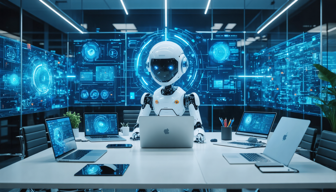 découvrez comment l'automatisation par l'intelligence artificielle révolutionne le monde du travail en 2025, en améliorant productivité, innovation et collaboration.