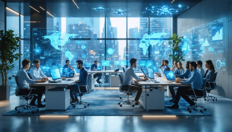 découvrez comment l'automatisation par l'intelligence artificielle révolutionne le monde du travail en 2025, en améliorant productivité, efficacité et innovation.