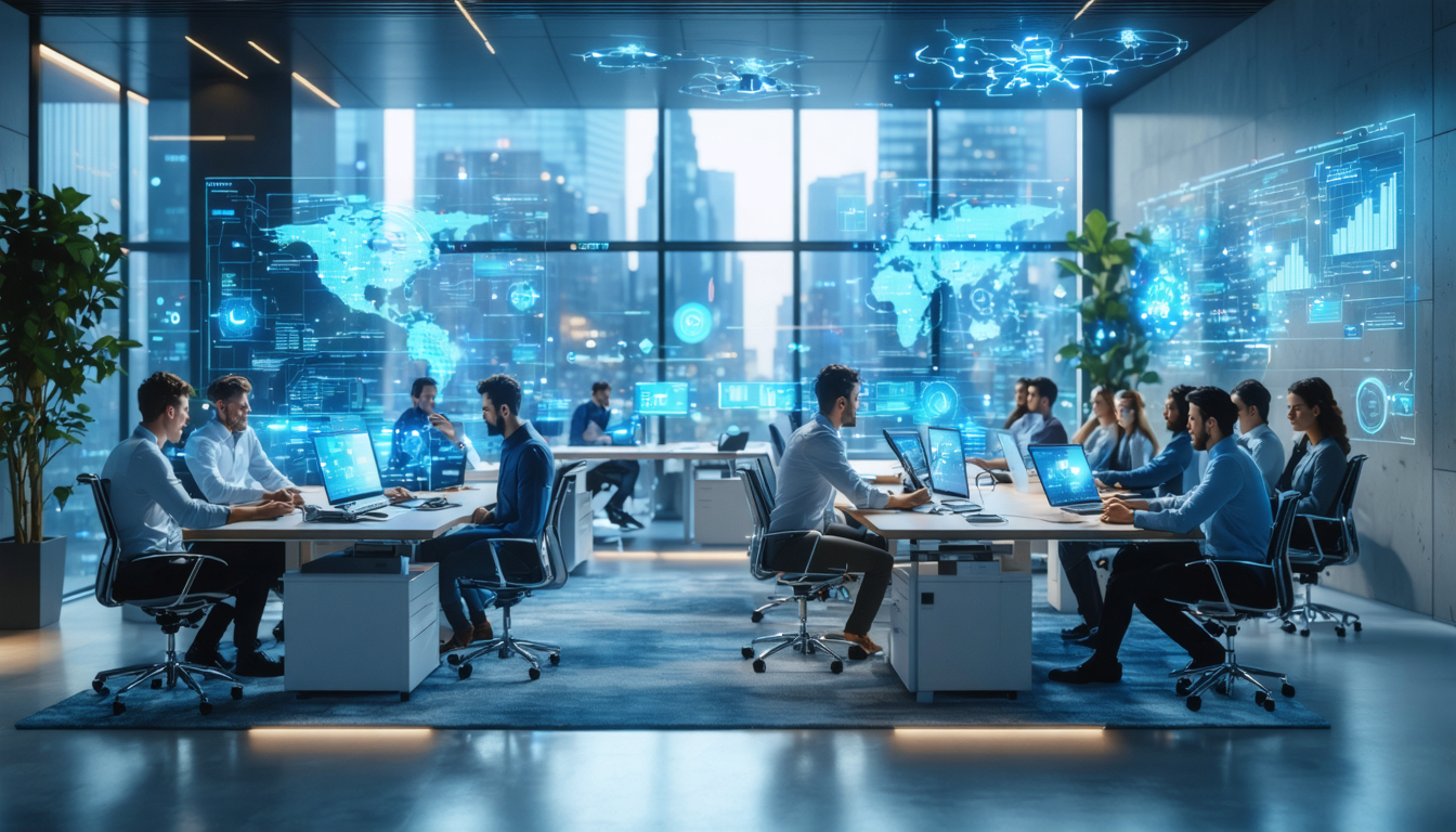 découvrez comment l'automatisation par l'intelligence artificielle révolutionne le monde du travail en 2025, en améliorant productivité, efficacité et innovation.