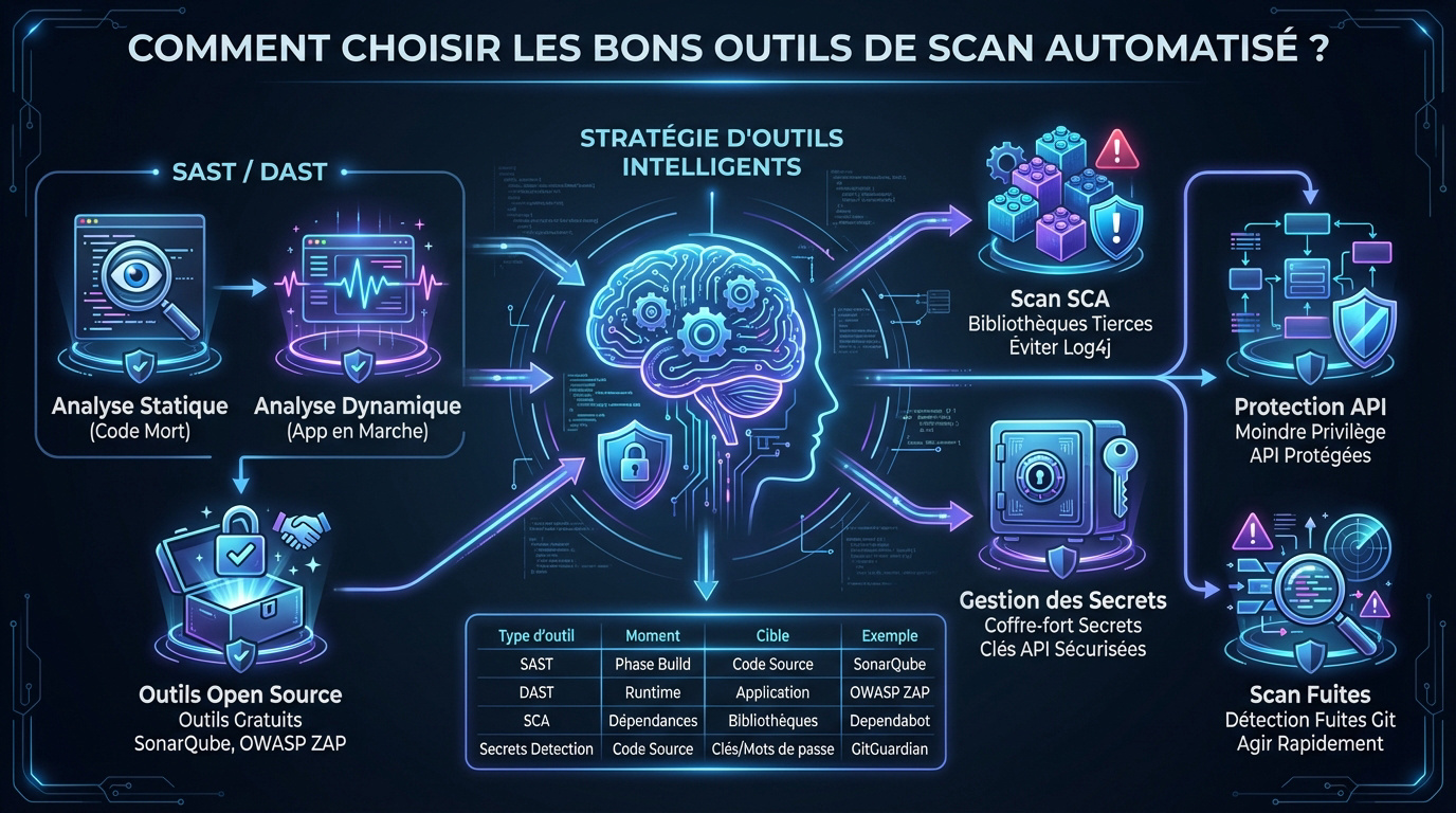 Sélection d'outils de scan de sécurité pour pipeline DevSecOps