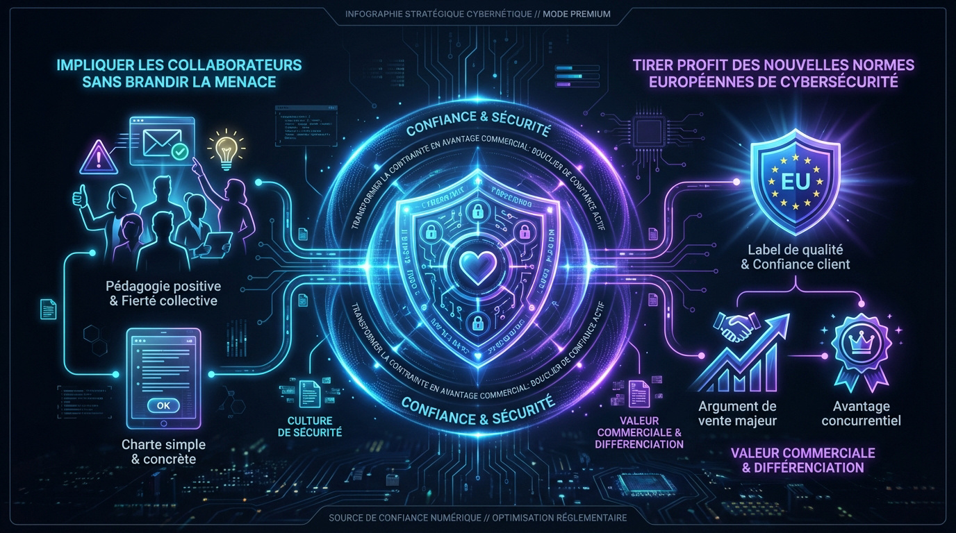 PME sécurisant ses données numériques pour un avantage commercial