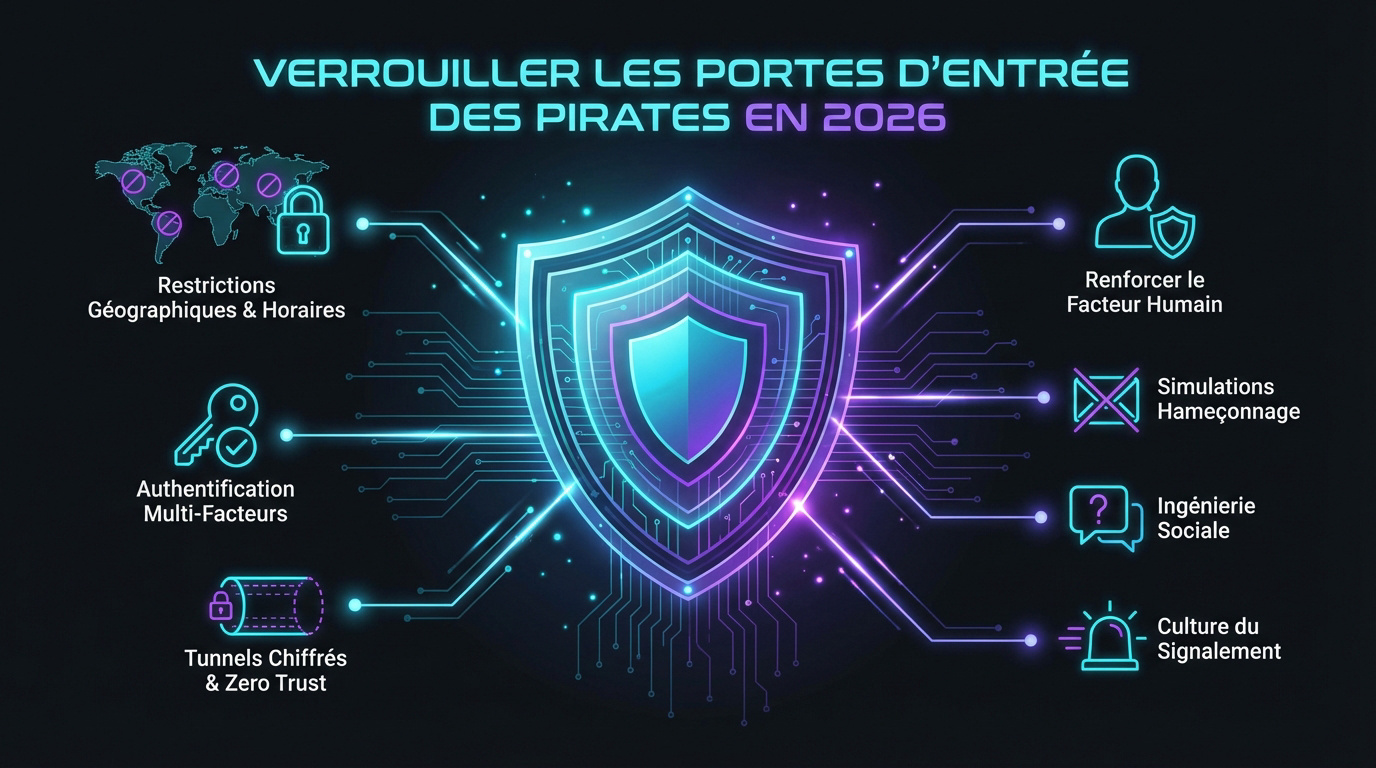 Sécurisation des accès informatiques contre les rançongiciels en 2026