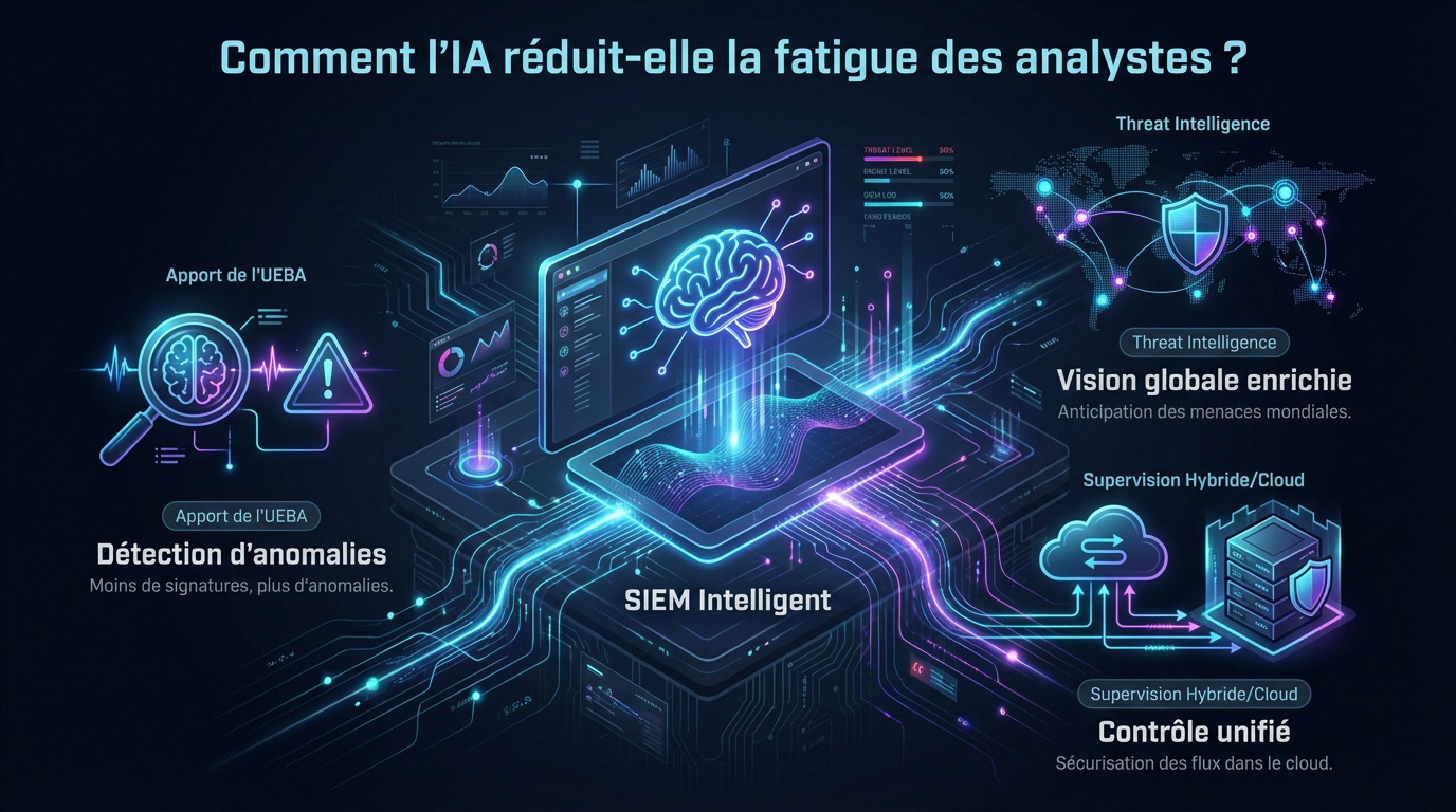 Analyse de sécurité assistée par intelligence artificielle et SIEM
