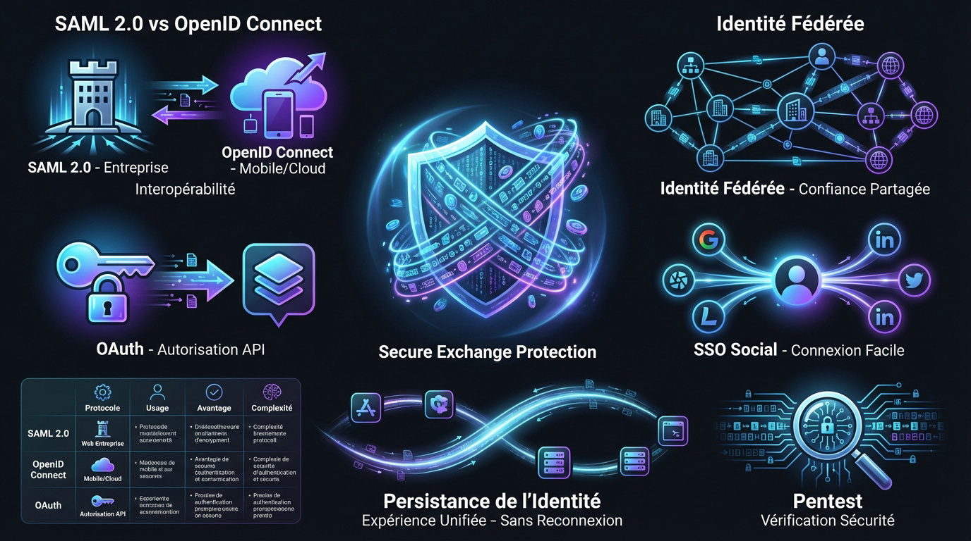 Infographie sur les protocoles de cybersécurité et la protection des données