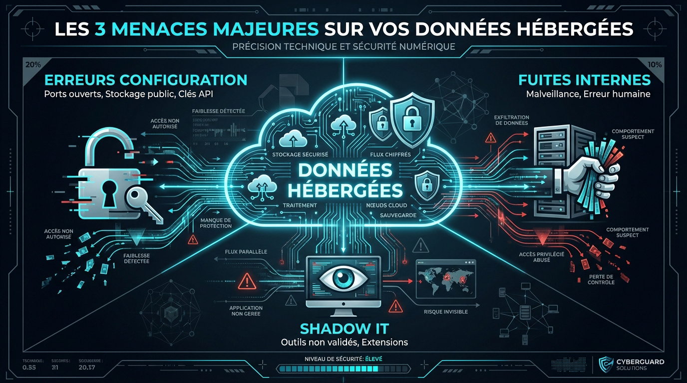 Illustration des menaces de securite liees au cloud computing