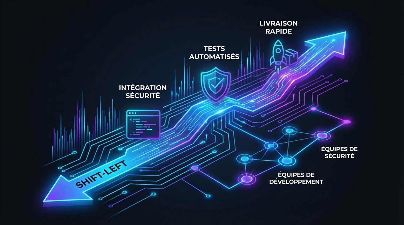 Schéma illustrant un pipeline DevSecOps moderne et sécurisé