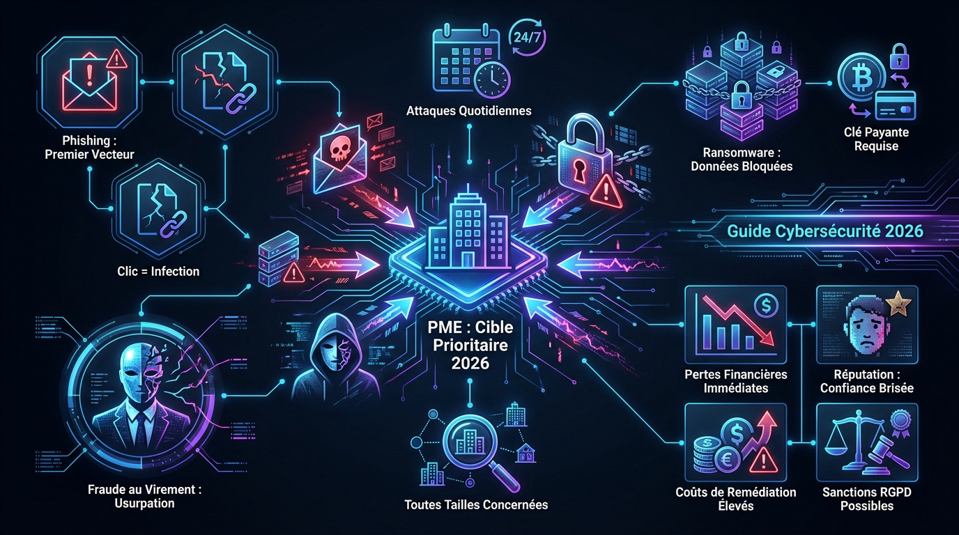 Menaces de cybersécurité pour les PME en 2026