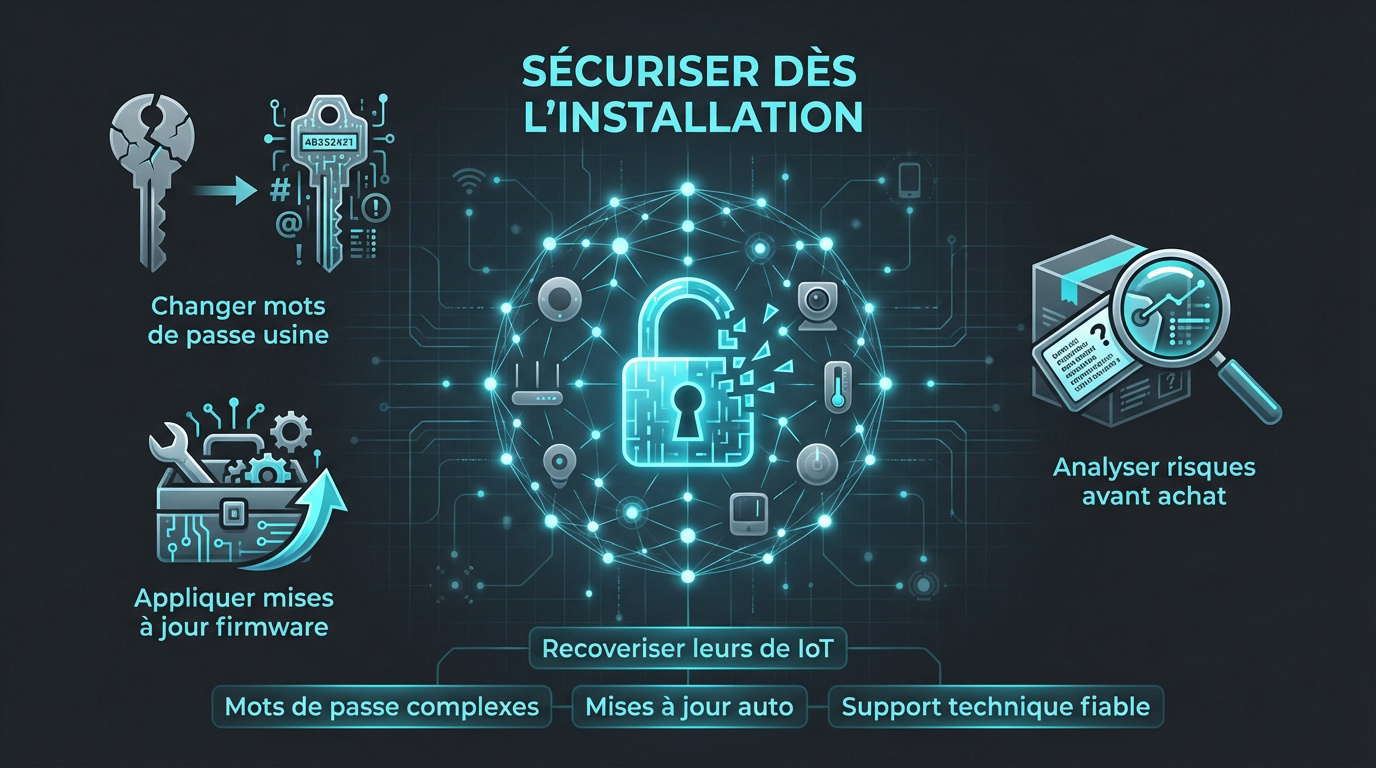 Configuration sécurisée d'un objet connecté domestique