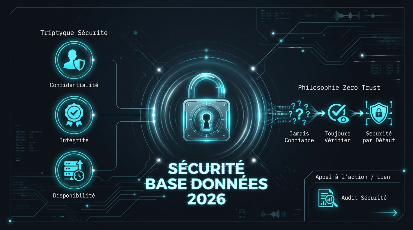 Schéma des priorités de sécurité des bases de données en 2026