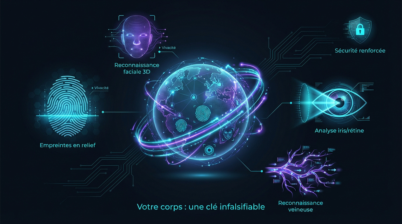 Capteur d'empreinte digitale et reconnaissance faciale sur smartphone